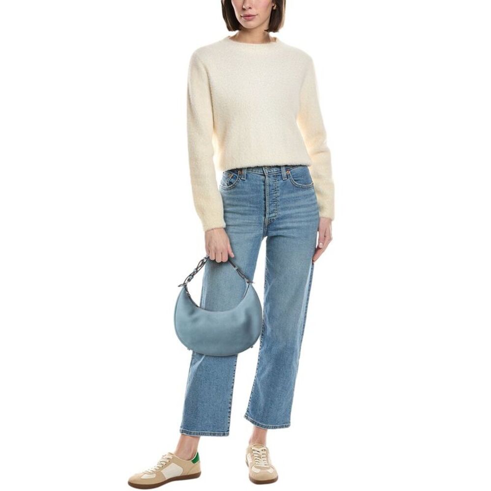Fendi Fendigraphy Small Leather Hobo Bag, Blue - Picture 6 of 6